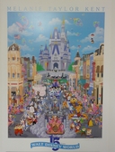 Melanie Taylor, Walt Disney World, 15th Anniversary, Mickey Mouse, Minnie Mouse, Goofy, Kids Room, Children's Art