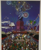 Melanie Taylor, Liberty, Fireworks, 4th of July,  Statue of Liberty, New York