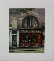 Thomas Pradzynski, Merchants, Liquor, Paris Street, Paris Shops, Designer Art, Bar Art, Restaurant Art